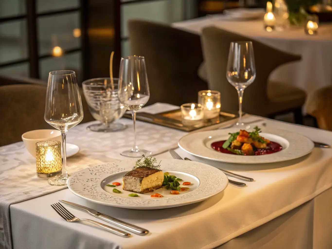 A stylish image featuring a beautifully decorated table setting with elegant tableware, centerpieces, and linens, highlighting the sophisticated party supplies offered by Kitty's Party.