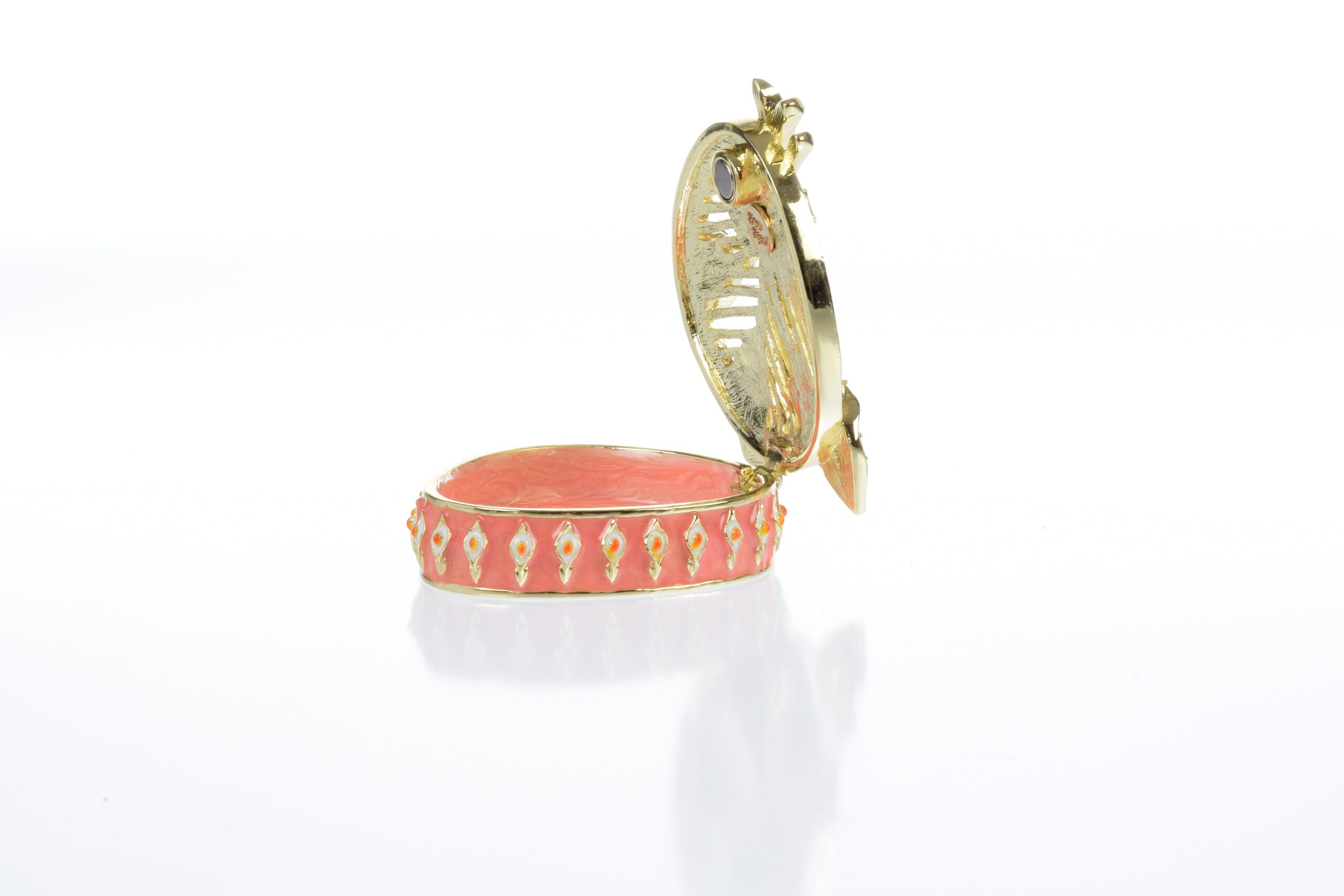 Pink Beautiful Decorated Trinket Box - Image 3