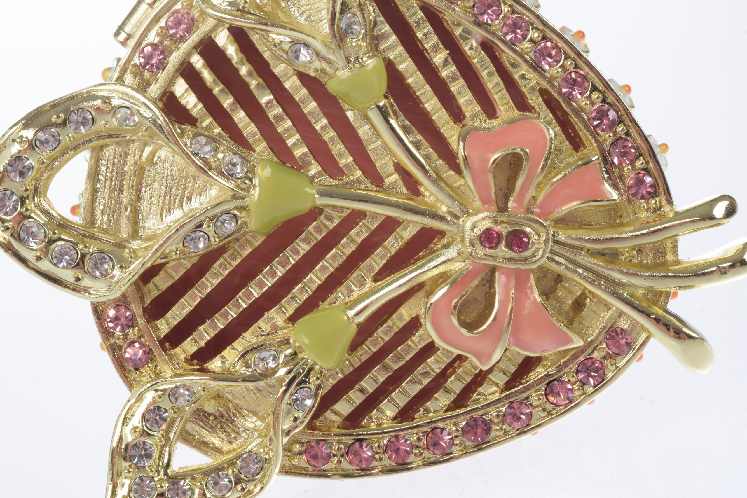 Pink Beautiful Decorated Trinket Box - Image 4