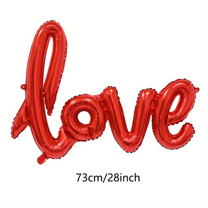 NNETM Romantic Love Letter Foil Balloon for Weddings - Image 3