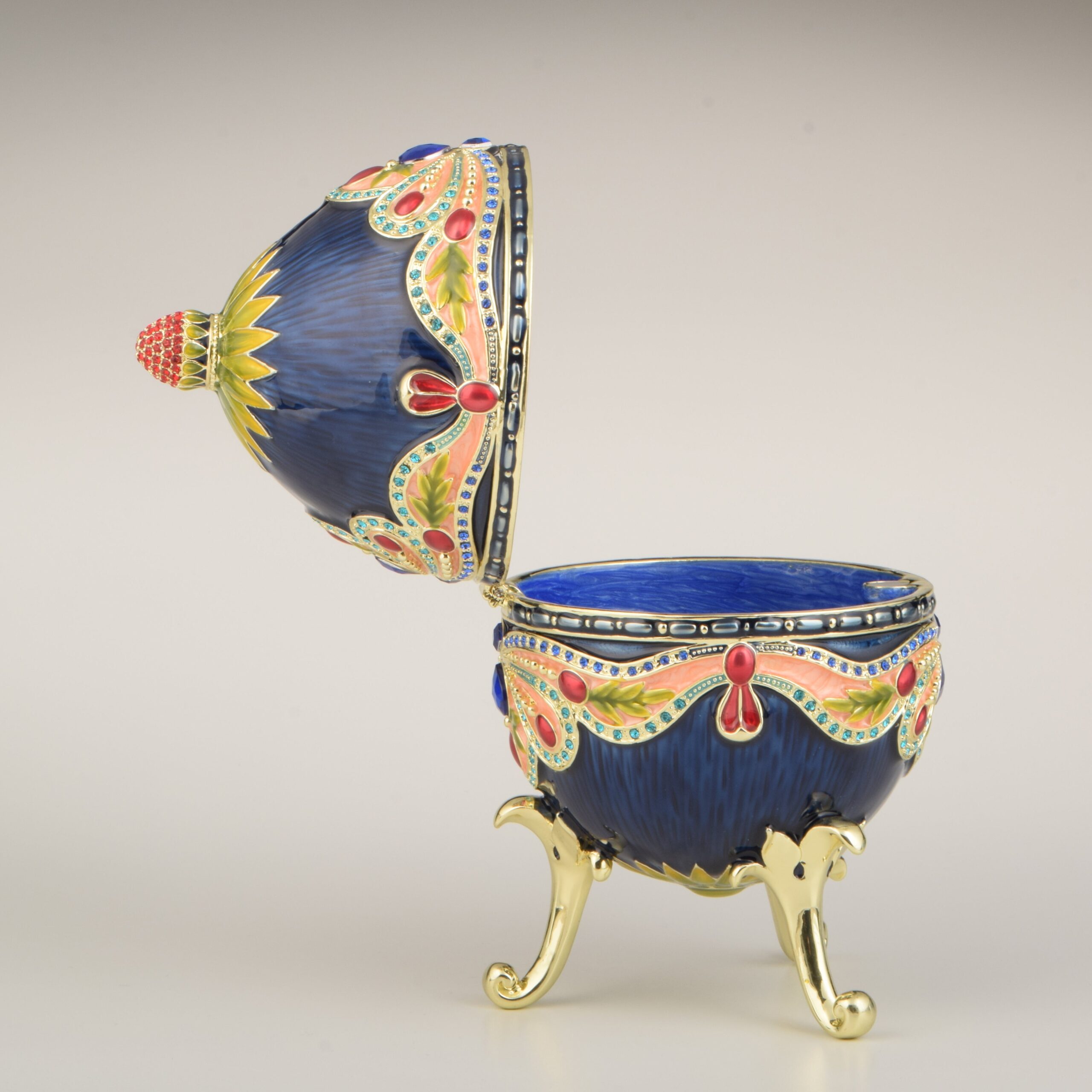 Blue Colorful Russian Egg - Image 2
