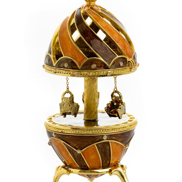 Brown Carousel With Royal Chairs