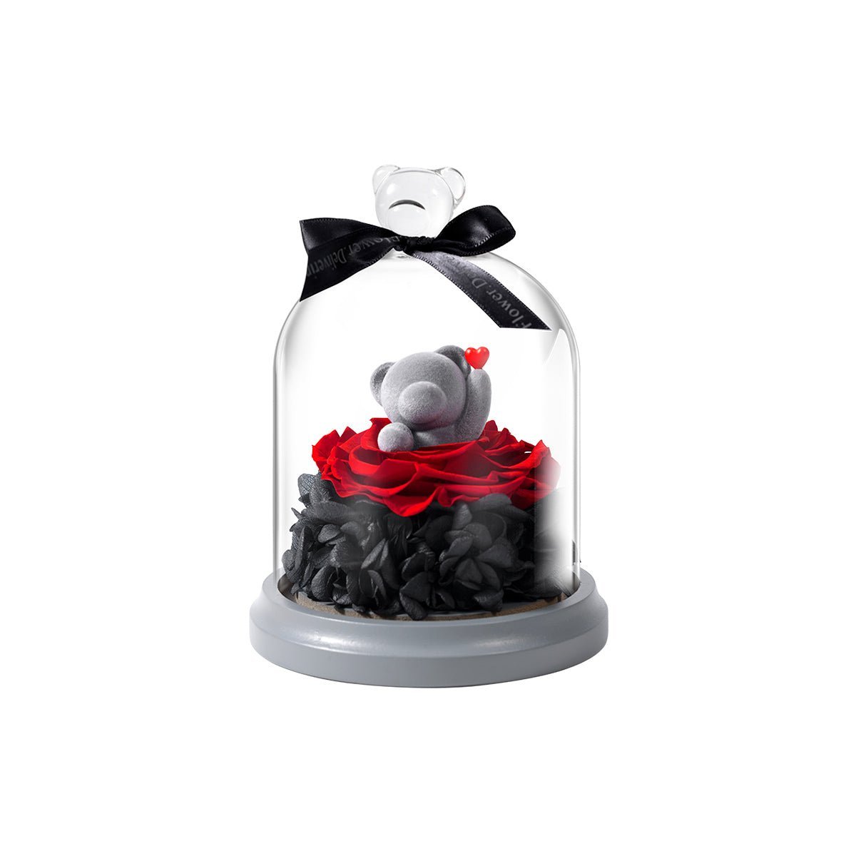 Heartfelt Everlasting Bloom Teddy Bear - Image 2