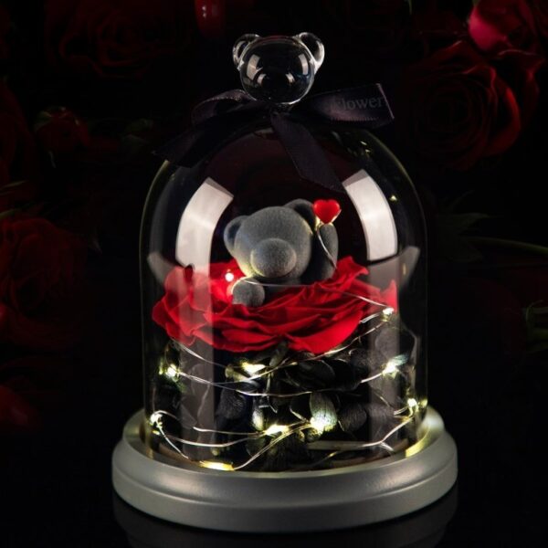 Heartfelt Everlasting Bloom Teddy Bear